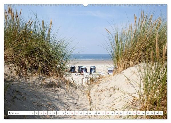 Produktbild: Norderney - Momente einer Reise (Wandkalender 2027 DIN A2 quer), CALVENDO Monatskalender