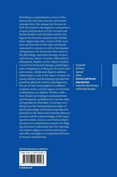 Produktbild: Exercise and Human Reproduction
