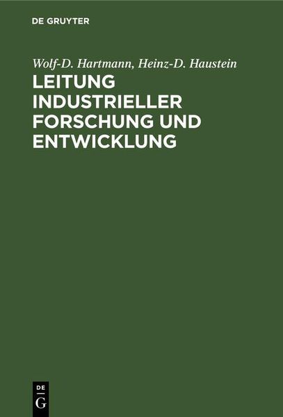 Produktbild: Leitung industrieller Forschung und Entwicklung
