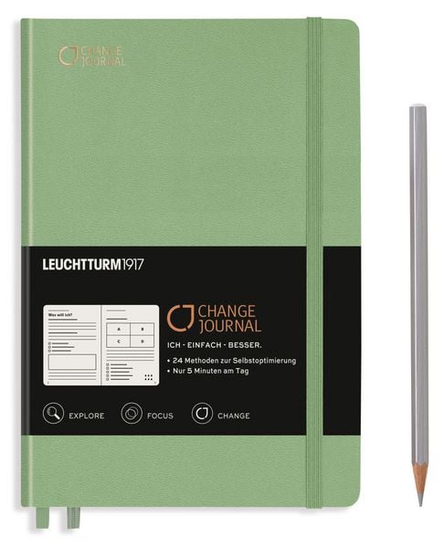 Change Journal (Salbei), Gebundene Ausgabe von Tim (Autor) Jaudszims, Leuchtturm1917, 978-3-947701-28-5