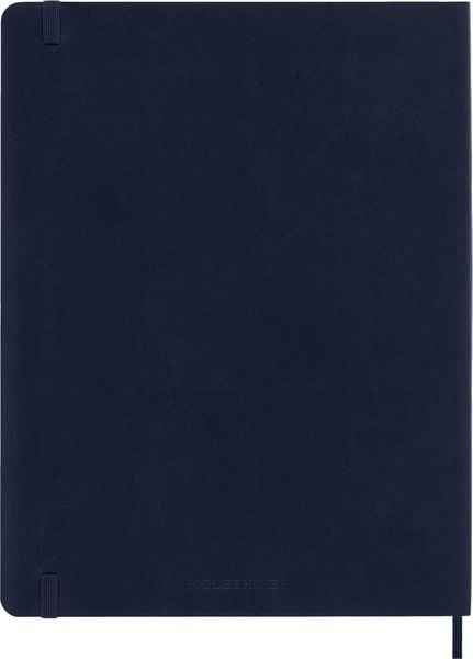 Produktbild: Moleskine 12 Monate Tageskalender 2027, XL, 1 Tag = 1 Seite, rechts linierte Seite, Weicher Einband, Saphir