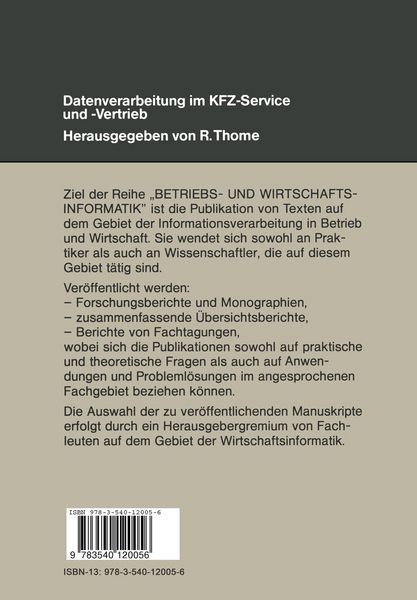 Produktbild: Datenverarbeitung im KFZ-Service und -Vertrieb