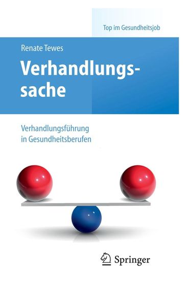 Produktbild: Verhandlungssache - Verhandlungsf&uuml;hrung in Gesundheitsberufen