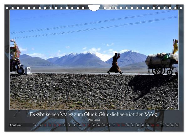 Produktbild: Facettenreiches Tibet (Wandkalender 2026 DIN A4 quer), CALVENDO Monatskalender