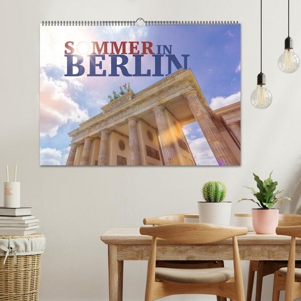 Produktbild: SOMMER IN BERLIN (Wandkalender 2026 DIN A2 quer), CALVENDO Monatskalender