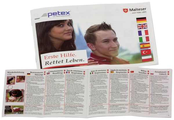 Produktbild: Petex 43930212 Verbandtasche Klettverschluss Kinder, Erwachsene, Baumaschinen, Freizeit (B x H x T) 115 x 70 x 155 mm 1 St.