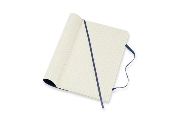 Produktbild: Moleskine Notizbuch Large/A5, Kariert, Soft Cover, Saphir