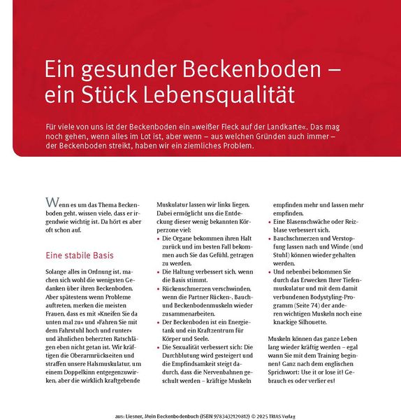 Produktbild: Mein Beckenbodenbuch