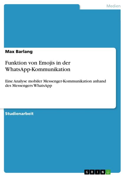 Produktbild: Funktion von Emojis in der WhatsApp-Kommunikation