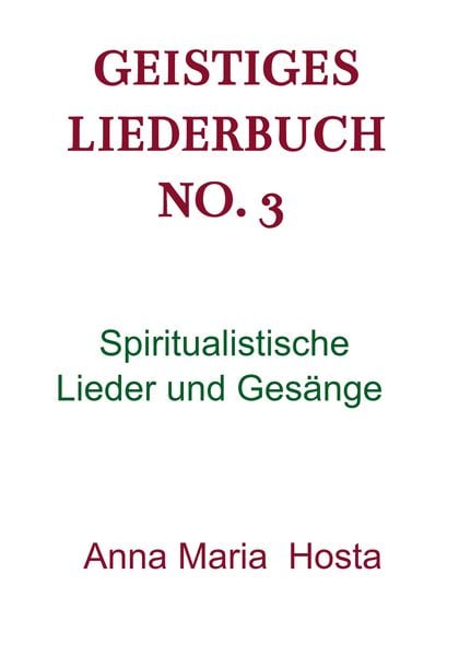 Produktbild: Geistiges Liederbuch No. 3