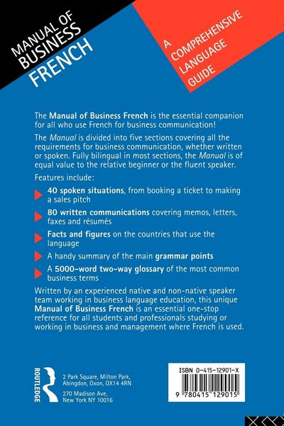 Produktbild: Manual of Business French