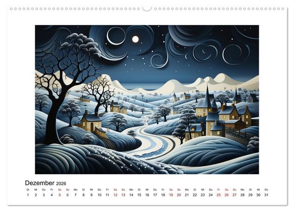 Produktbild: Paper Art (hochwertiger Premium Wandkalender 2026 DIN A2 quer), Kunstdruck in Hochglanz