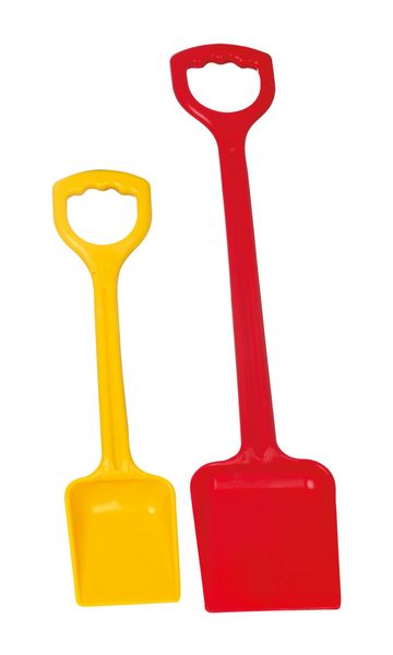 Schaufel Set robust rot/gelb 55 und 40cm 2 Teile