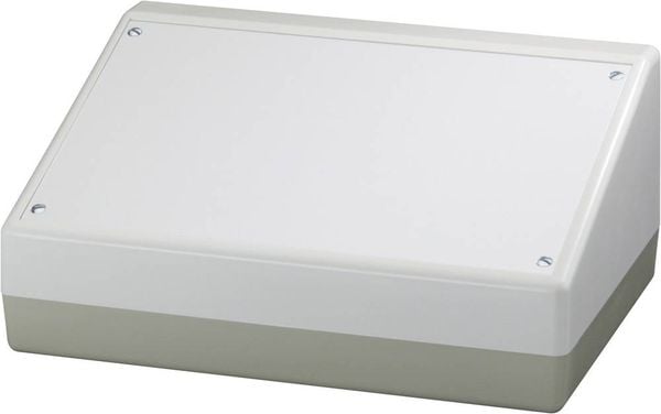 Produktbild: OKW AS054486 Pult-Geh&auml;use (B x H x T) 220 x 100 x 156 mm ABS, Aluminium Aluminium (eloxiert) 1 St.