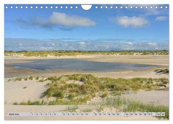 Produktbild: Wundersch&ouml;nes Amrum (Wandkalender 2026 DIN A4 quer), CALVENDO Monatskalender