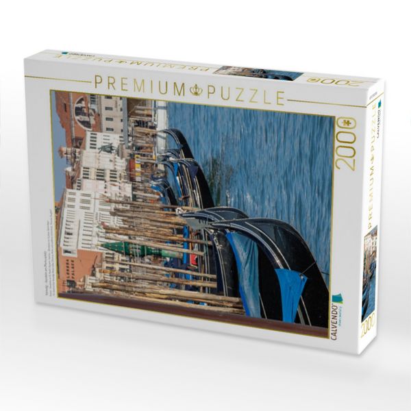 Produktbild: CALVENDO Puzzle Venedig - Gondeln am Markusplatz | 2000 Teile Lege-Gr&ouml;&szlig;e 90x67cm Foto-Puzzle f&uuml;r gl&uuml;ckliche Stunden