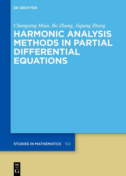 Produktbild: Harmonic Analysis Methods in Partial Differential Equations