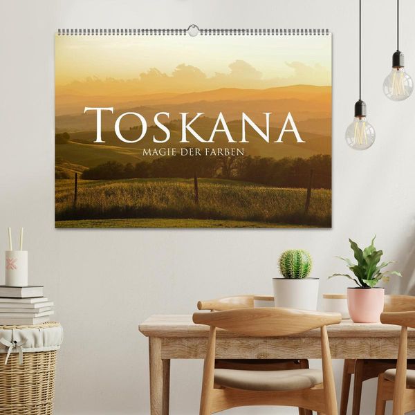 Produktbild: Toskana &ndash; Magie der Farben (Wandkalender 2026 DIN A2 quer), CALVENDO Monatskalender