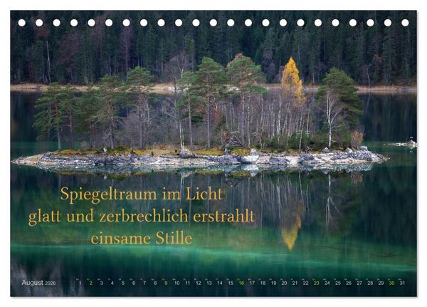 Produktbild: Haiku - Gedichte in 17 Silben (Tischkalender 2026 DIN A5 quer), CALVENDO Monatskalender