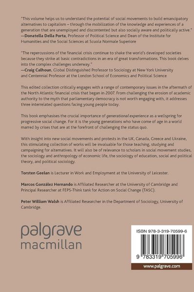 Produktbild: From Financial Crisis to Social Change
