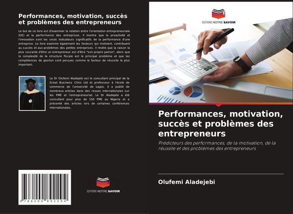Produktbild: Performances, motivation, succ&egrave;s et probl&egrave;mes des entrepreneurs