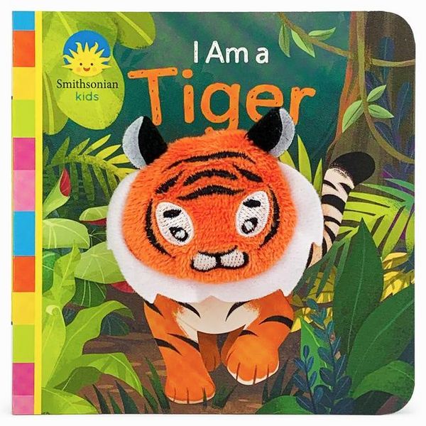 Produktbild: Smithsonian Kids I Am a Tiger Puppet Book
