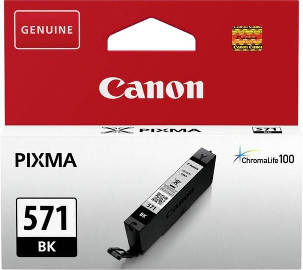 Canon Druckerpatrone CLI-571BK Original Foto Schwarz 0385C001