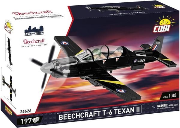 COBI Action Town 26626 - Beechcraft T-6 Texan II, Bausatz 1:48, 197 Klemmbausteine