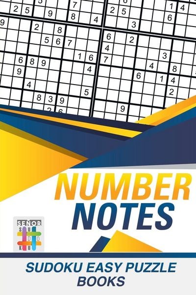 Produktbild: Number Notes | Sudoku Easy Puzzle Books