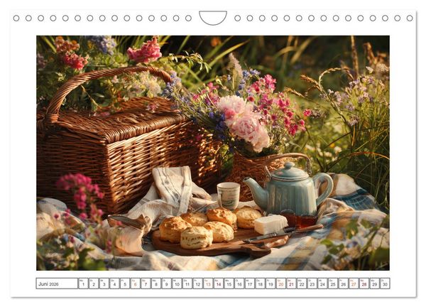 Produktbild: Nostalgische Teestunden (Wandkalender 2026 DIN A4 quer), CALVENDO Monatskalender