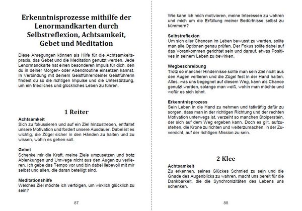 Produktbild: Lenormand Legesysteme f&uuml;r die Achtsamkeitspraxis