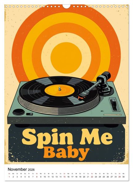 Produktbild: Feel the Groove &ndash; Funk & Soul Vintage (Wandkalender 2026 DIN A3 hoch), CALVENDO Monatskalender