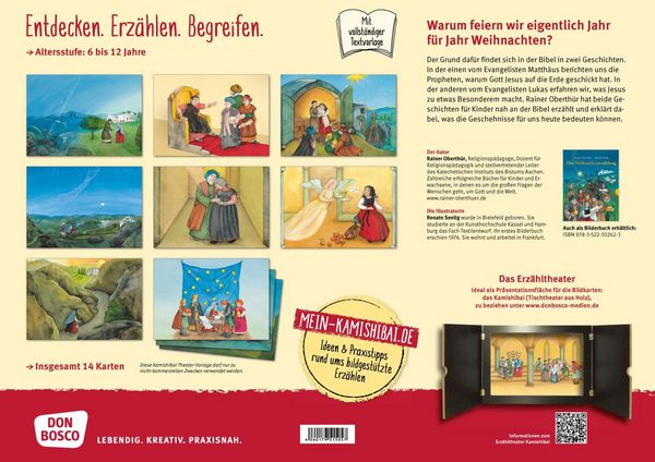 Produktbild: Die Weihnachtserz&auml;hlung. Kamishibai Bildkartenset.