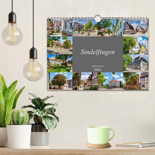 Produktbild: Sindelfingen Impressionen (Wandkalender 2026 DIN A4 quer), CALVENDO Monatskalender
