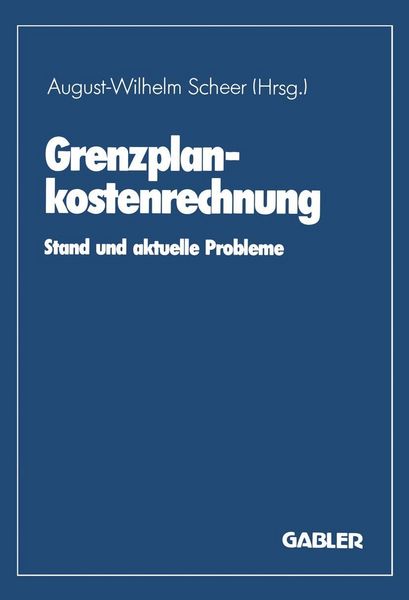 Produktbild: Grenzplankostenrechnung