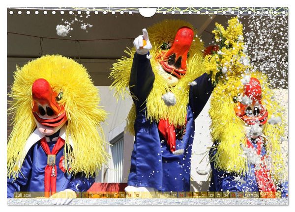 Produktbild: Basels Fasnacht (Wandkalender 2026 DIN A4 quer), CALVENDO Monatskalender
