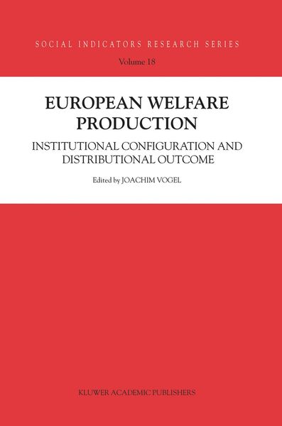 Produktbild: European Welfare Production