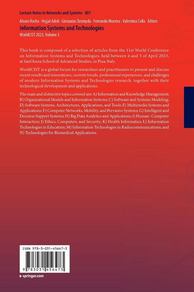Produktbild: Information Systems and Technologies