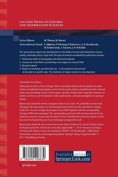 Produktbild: Control Systems Theory and Applications for Linear Repetitive Processes