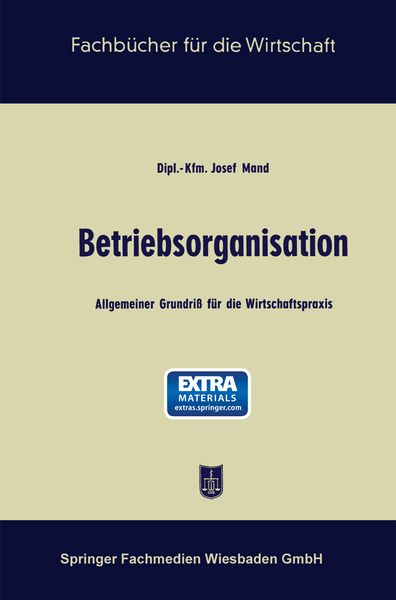 Produktbild: Betriebsorganisation