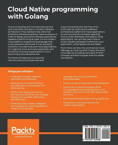 Produktbild: Cloud Native programming with Golang