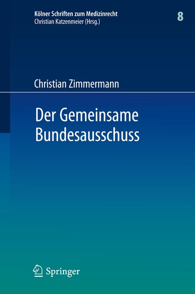 Produktbild: Der Gemeinsame Bundesausschuss