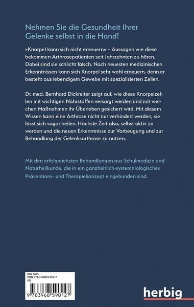 Produktbild: Arthrose ist heilbar