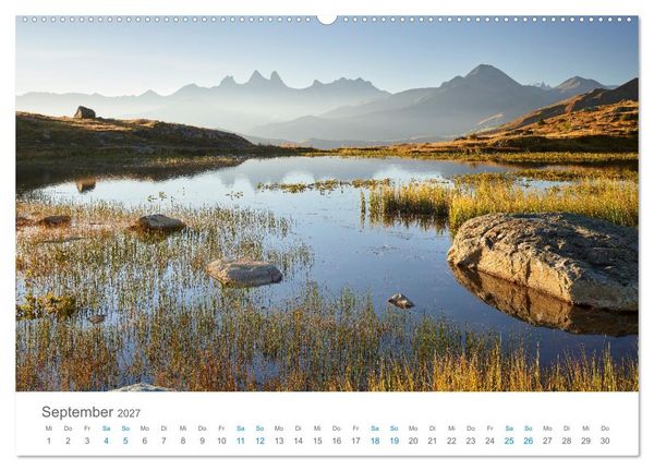 Produktbild: Alpen im Licht (Wandkalender 2027 DIN A2 quer), CALVENDO Monatskalender
