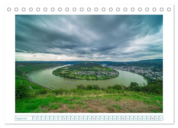 Produktbild: Naturwunder - Deutschlands Flussschleifen (Tischkalender 2027 DIN A5 quer), CALVENDO Monatskalender
