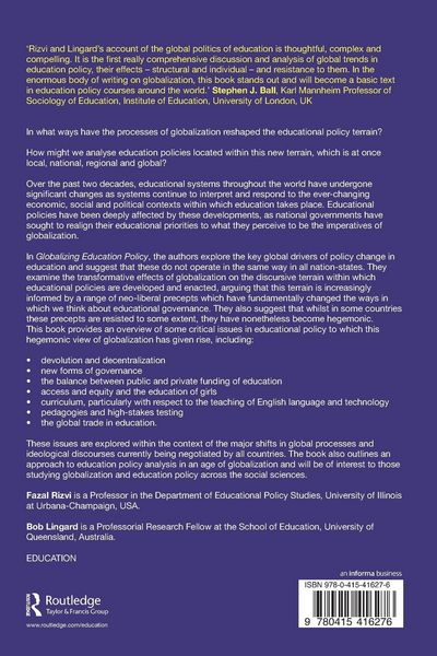 Produktbild: Globalizing Education Policy