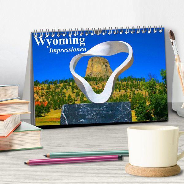 Produktbild: Wyoming &bull; Impressionen (Tischkalender 2026 DIN A5 quer), CALVENDO Monatskalender