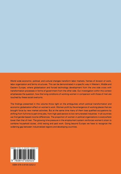 Produktbild: Gender and Work in Transition