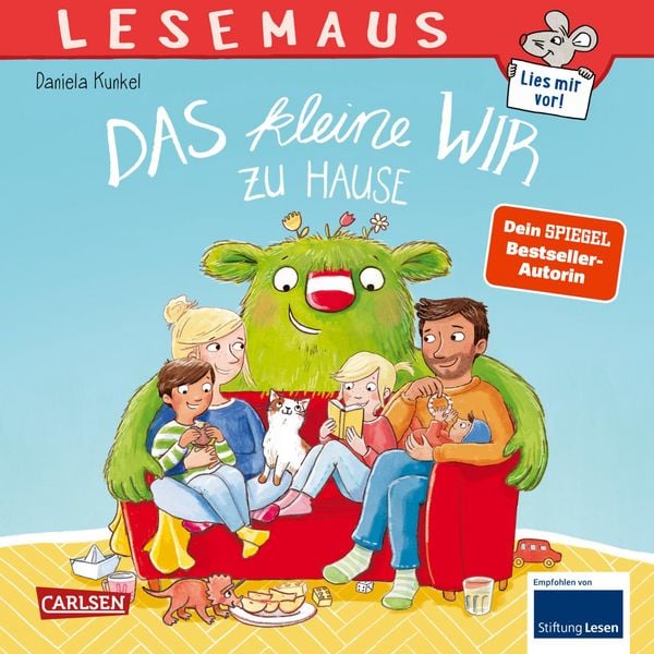 LESEMAUS 200: Das kleine WIR zu Hause, Taschenbuch von Daniela Kunkel, Carlsen, 9783551084651
