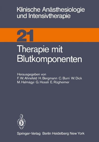 Produktbild: Therapie mit Blutkomponenten